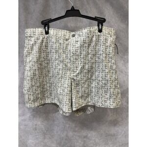 VRST XL Resort Shorts – White Geo Print